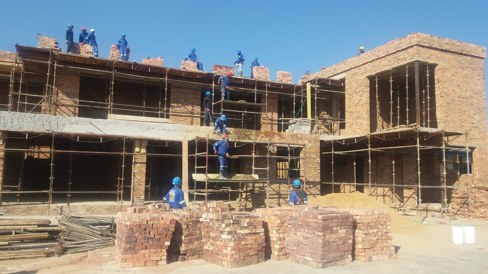 Active Construction Site Mshaya Zafe